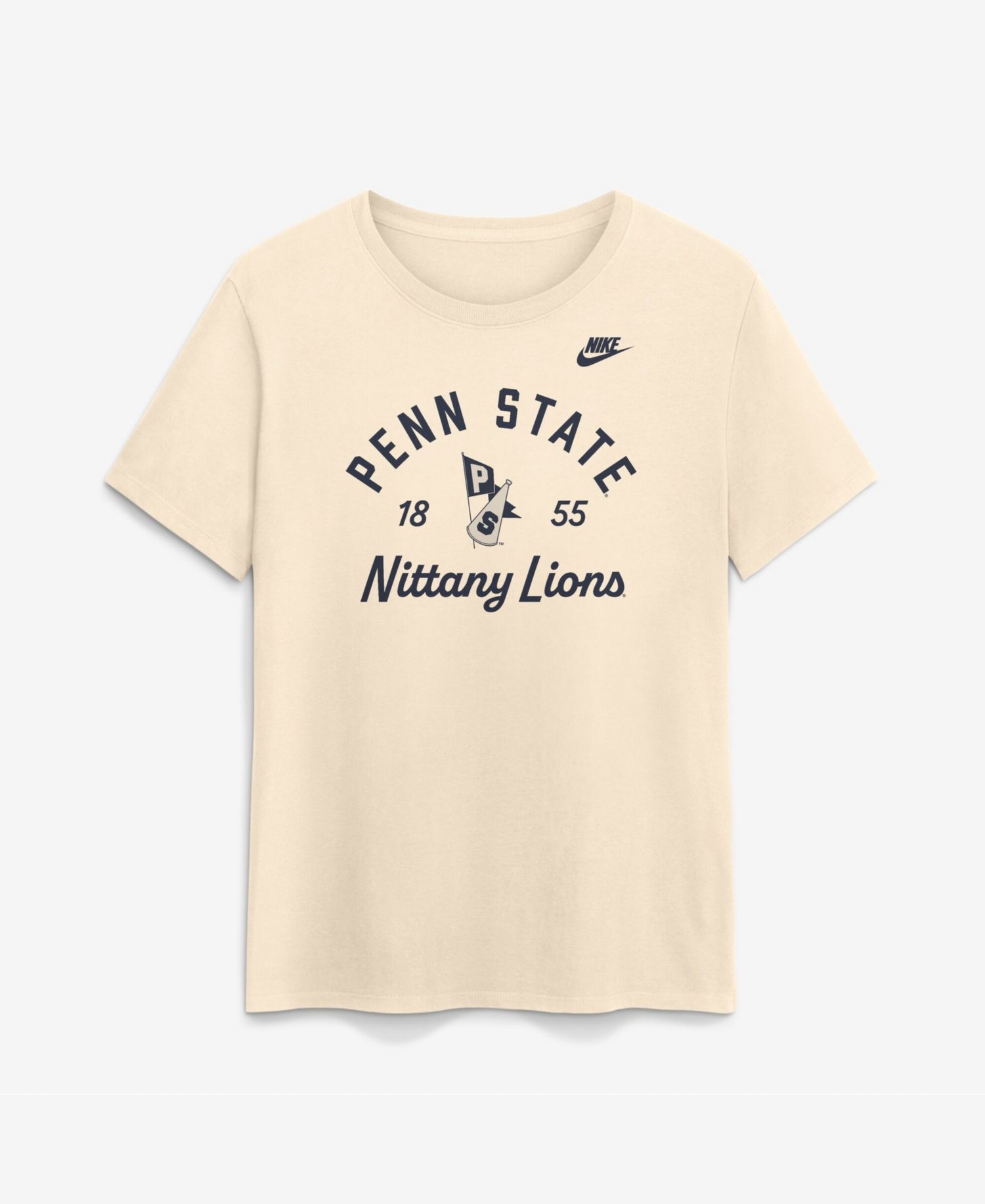 Women's Natural Penn State Nittany Lions Legacy Team Name T-Shirt