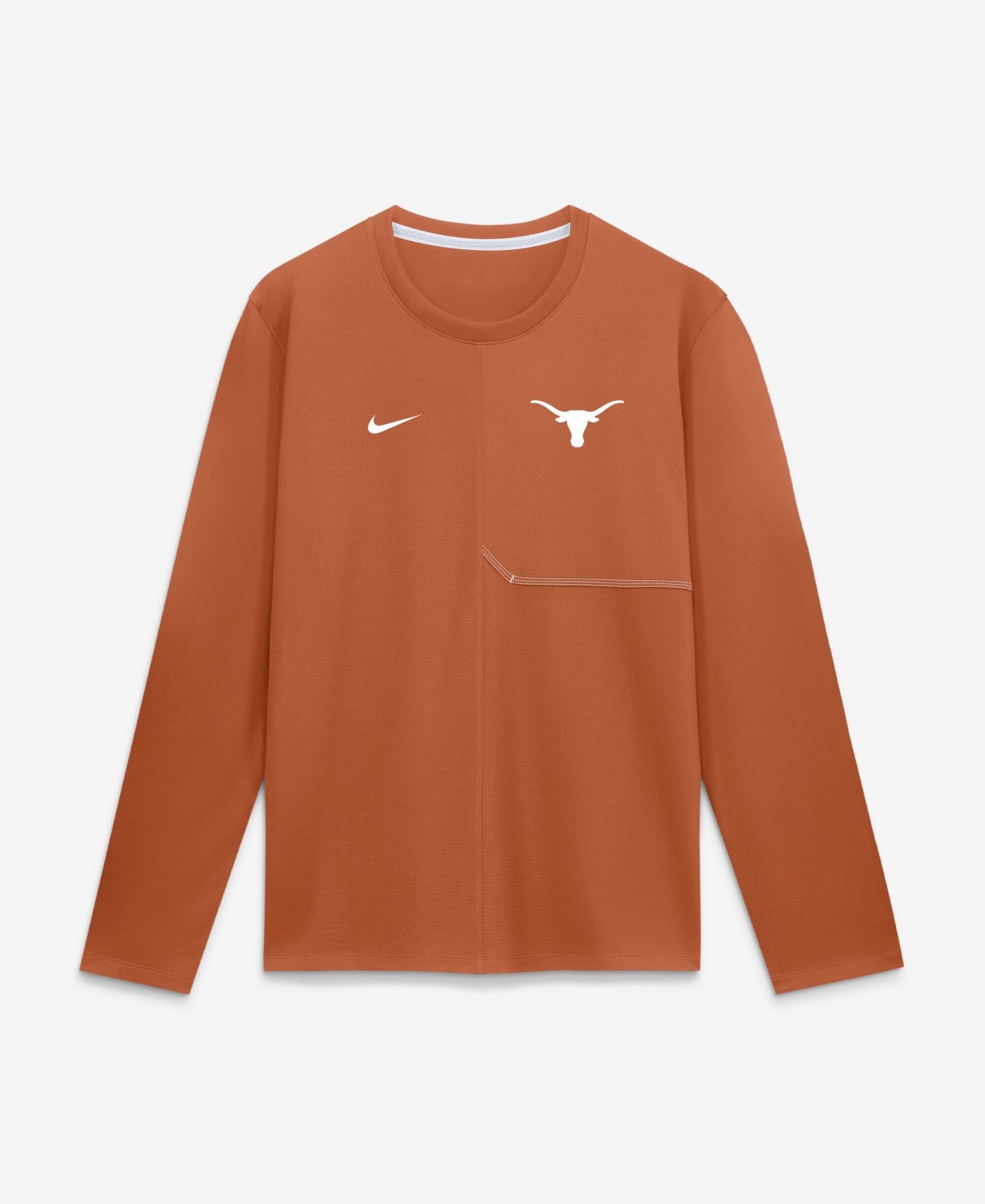 Men's Texas Orange Texas Longhorns 2026 Sideline Coaches UV Dri-FIT Long Sleeve T-Shirt