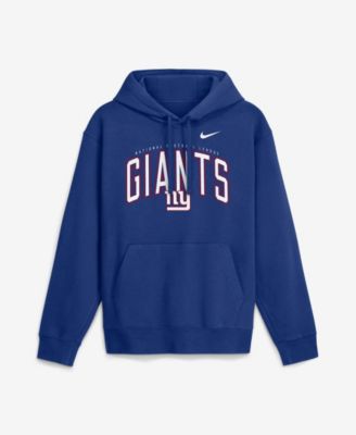 Men's Blue New York Giants Expect Victory Club Fleece Pullover Hoodie