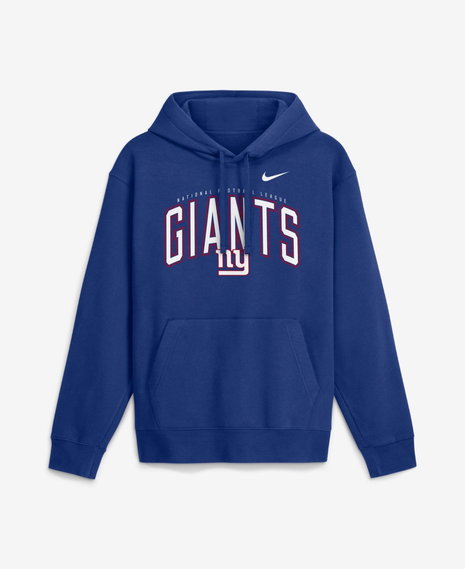 Men's Blue New York Giants Expect Victory Club Fleece Pullover Hoodie