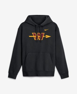 Men's Black Washington Commanders Franchise Focus Club Fleece Hoodie