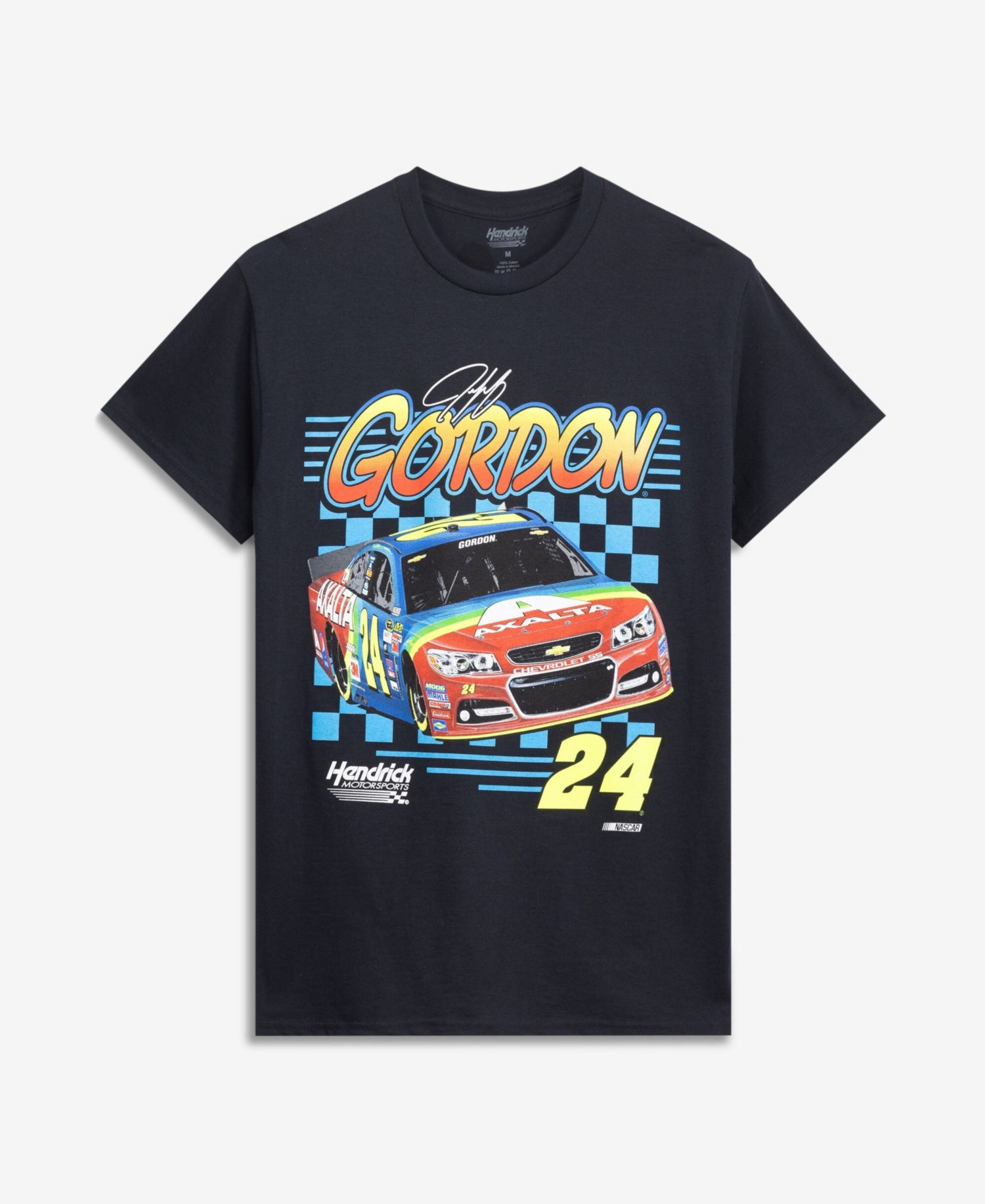 Men's Black Jeff Gordon Axalta 24 Throwback T-Shirt