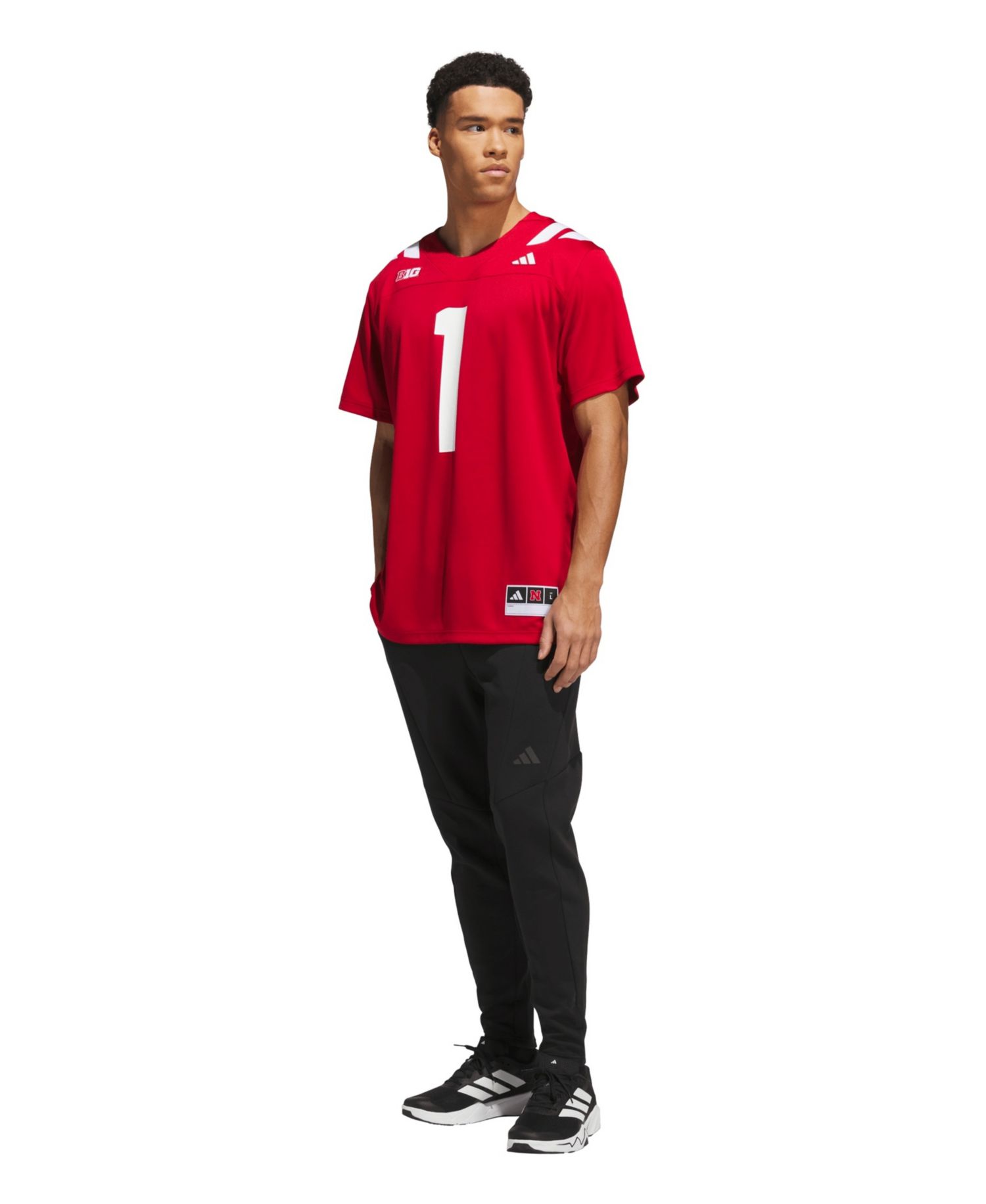 Men's #1 Scarlet Nebraska Huskers Home Premier Jersey