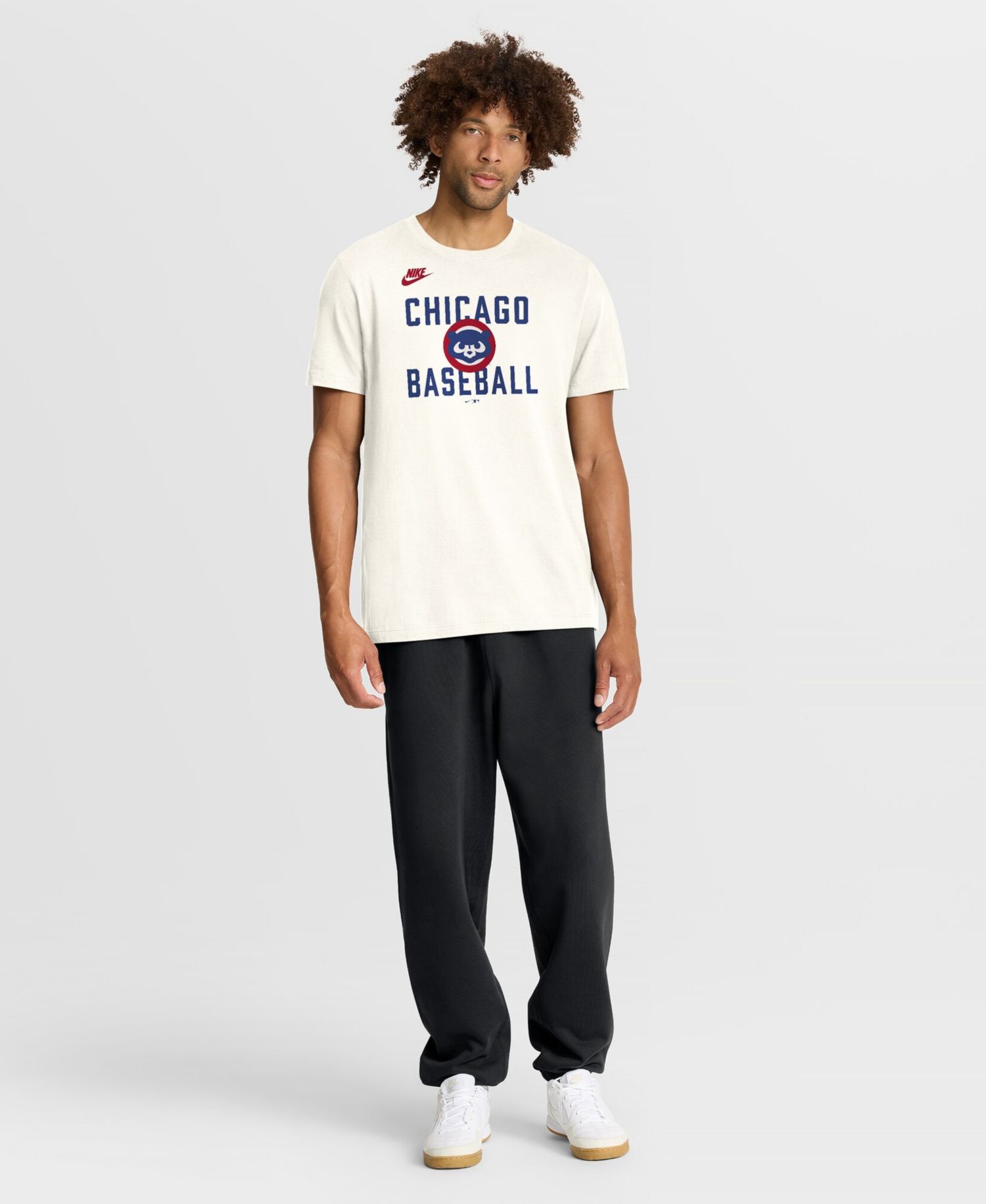 Men's Cream Chicago Cubs Cooperstown Collection ‘70s Inspired T-Shirt