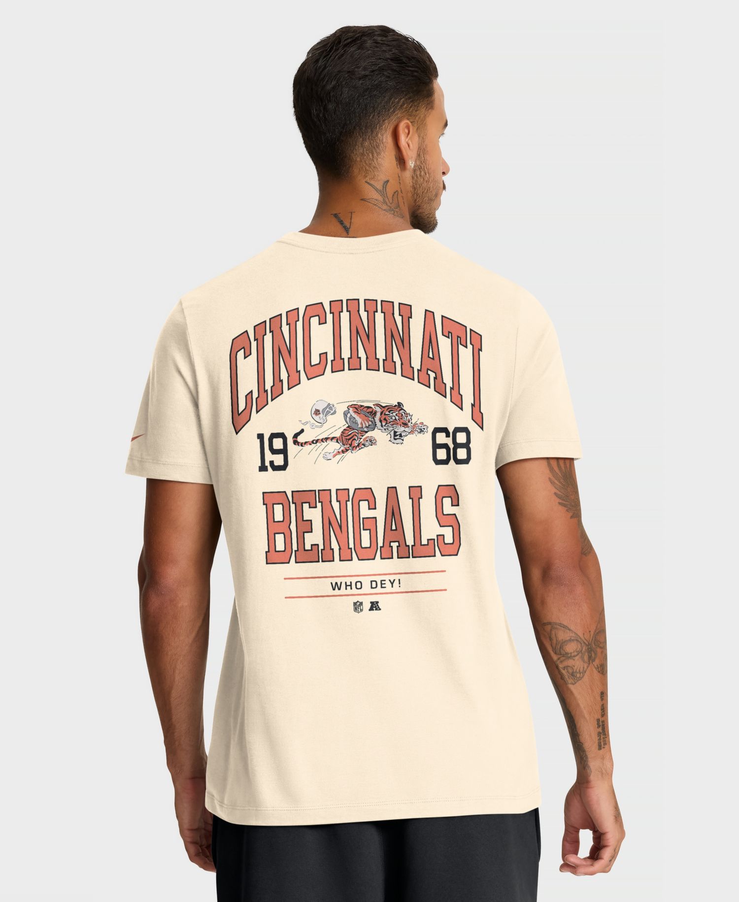 Men's Natural Cincinnati Bengals Freestyle Essential T-Shirt