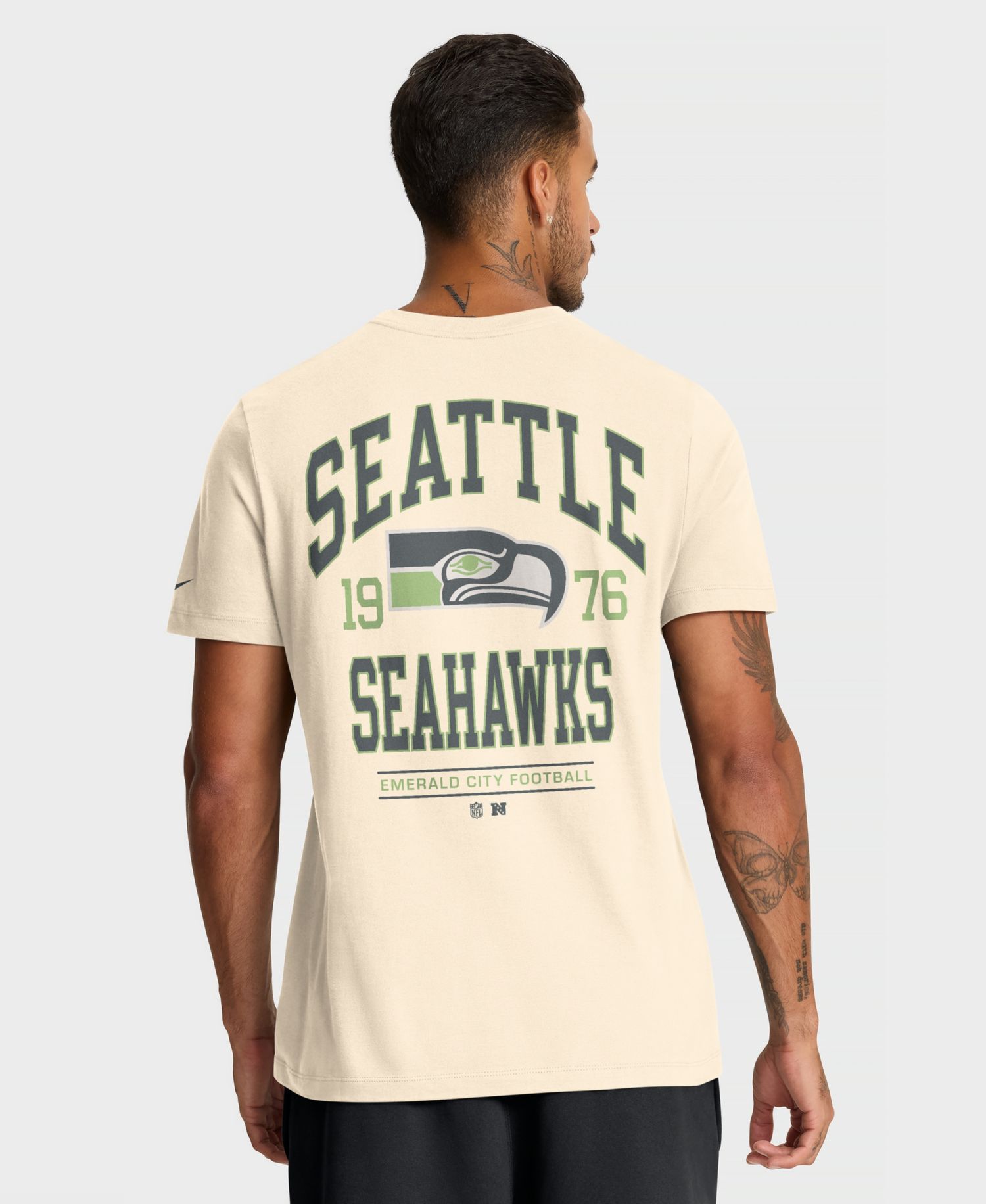 Men's Natural Seattle Seahawks Freestyle Essential T-Shirt
