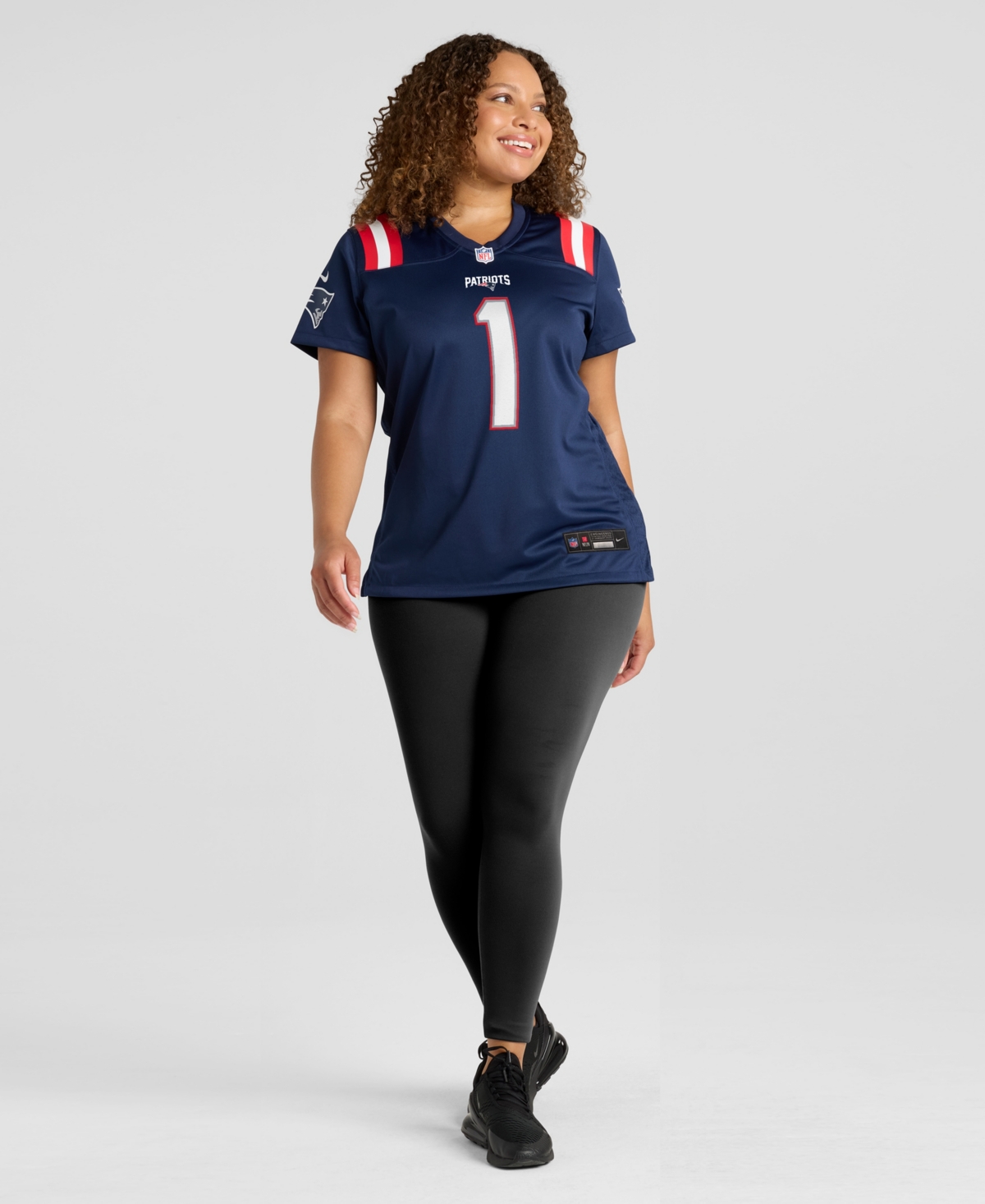 Nike Women's A.j. Brown Navy New England Patriots Game Jersey