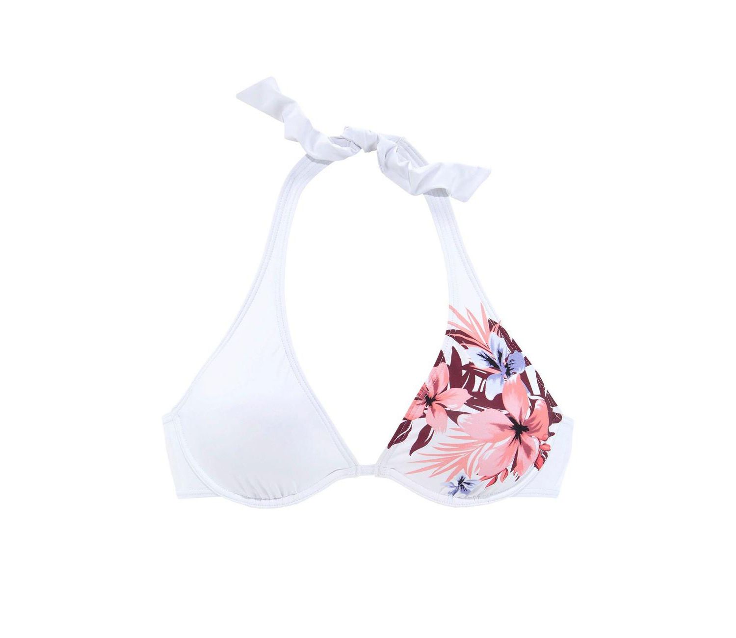 Women's Floral Print Lace Underwire Bikini Top