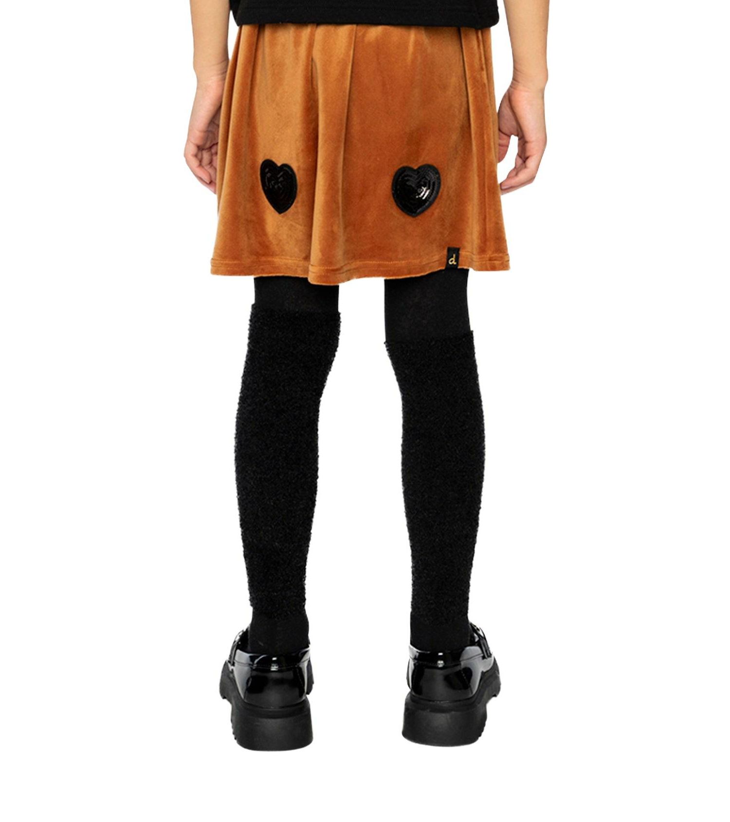 Little and Big Girl ( size 6 to 12 ) Velvet Skirt