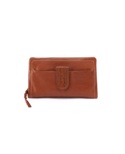 Женский кошелёк HOBO Evolve Wristlet, цвет: Коричневый