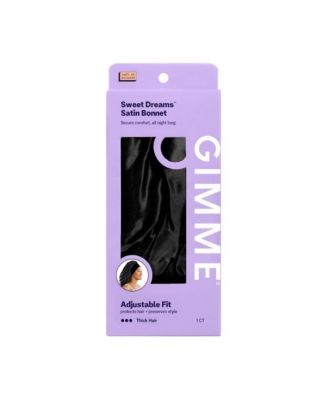 Sweet Dreams Satin Bonnet  Ultra Soft Sleep Bonnet Smooth and Frizz Free Hair Thick Hair, 1 Count