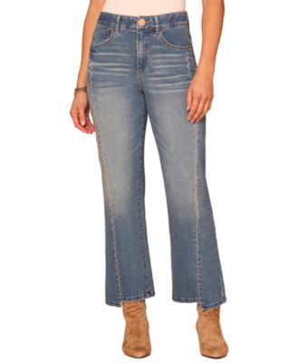 Petite Ab Solution Skyrise High-Waisted Bootcut Jeans