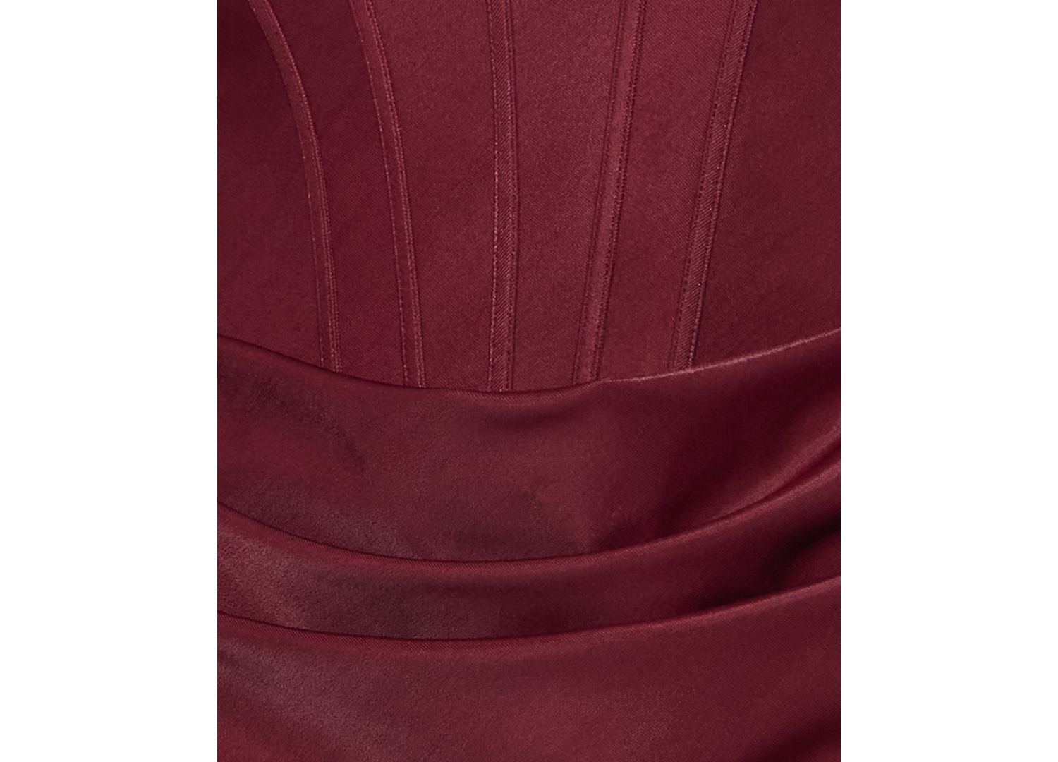 Juniors' Sweetheart-Neckline Corset-Bodice Draped-Skirt Dress