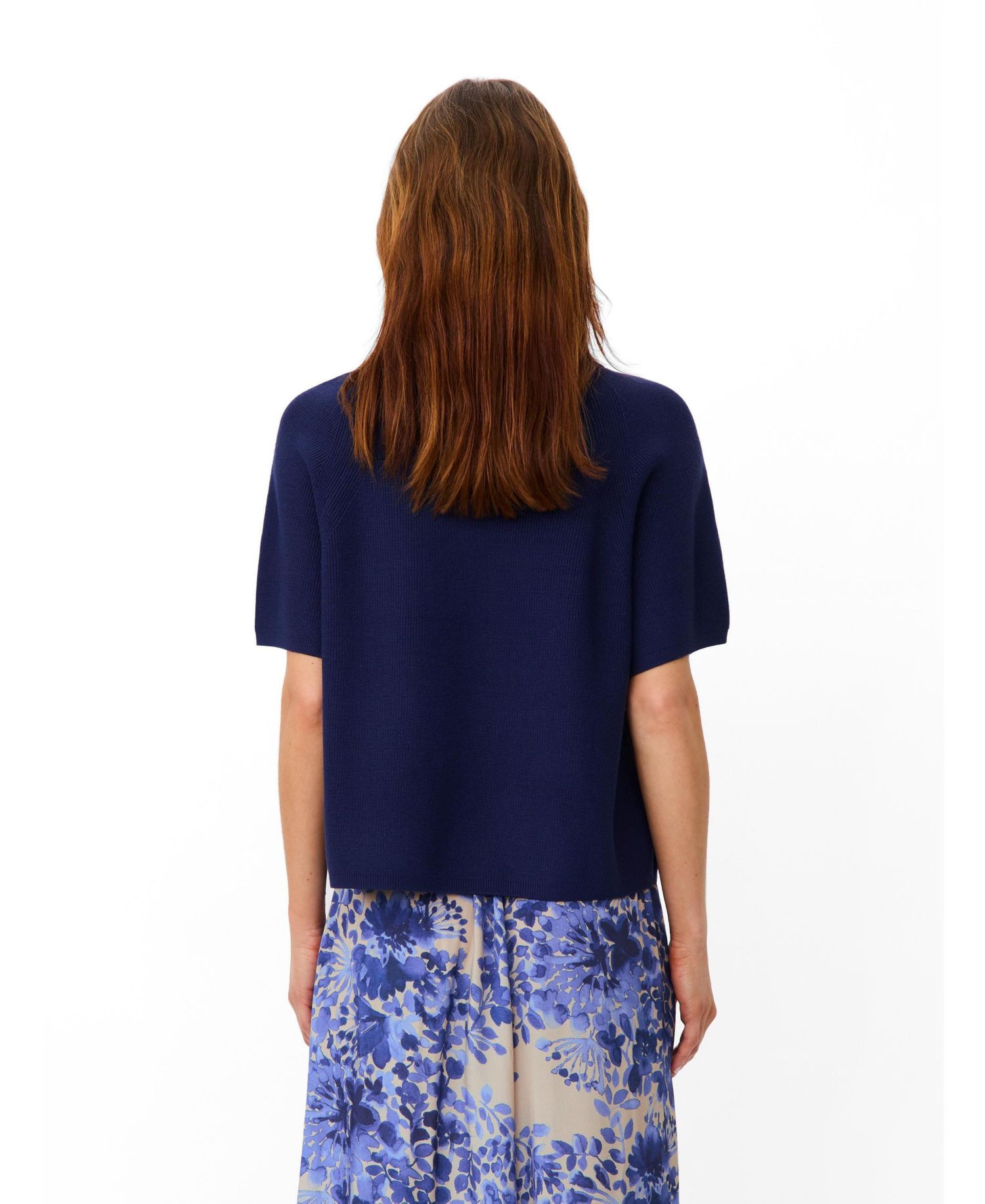 Women's MaFokimia Short-Sleeve Crewneck Pullover Knit Blouse