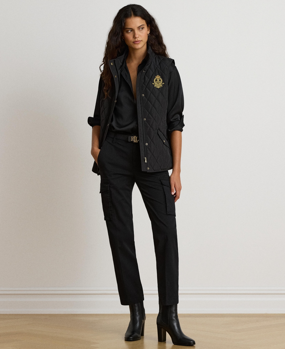 Lauren Ralph Women's Crested Vest