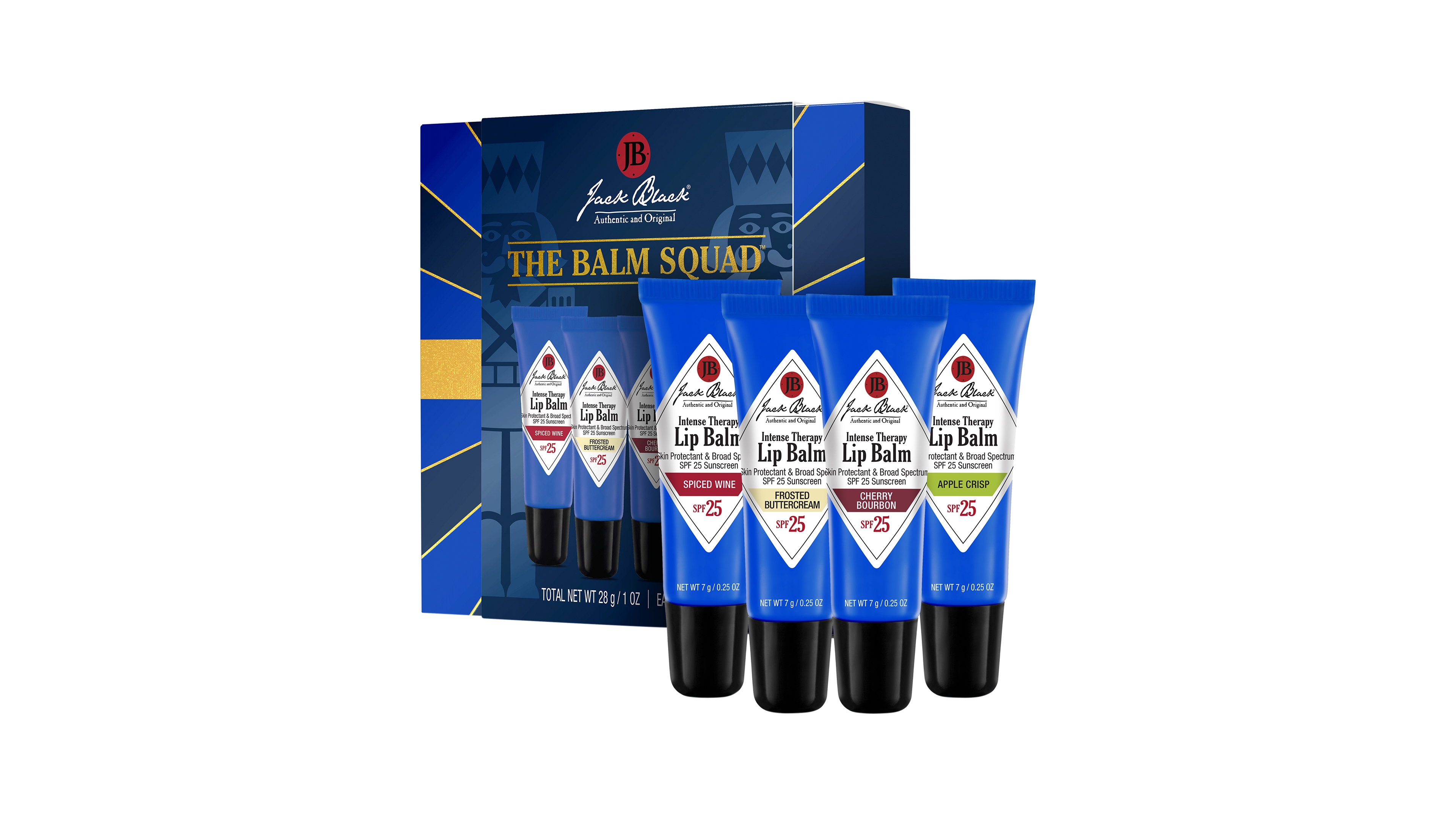 Jack Black 4-Piece The Balm Squad Lip Balm Gift Set