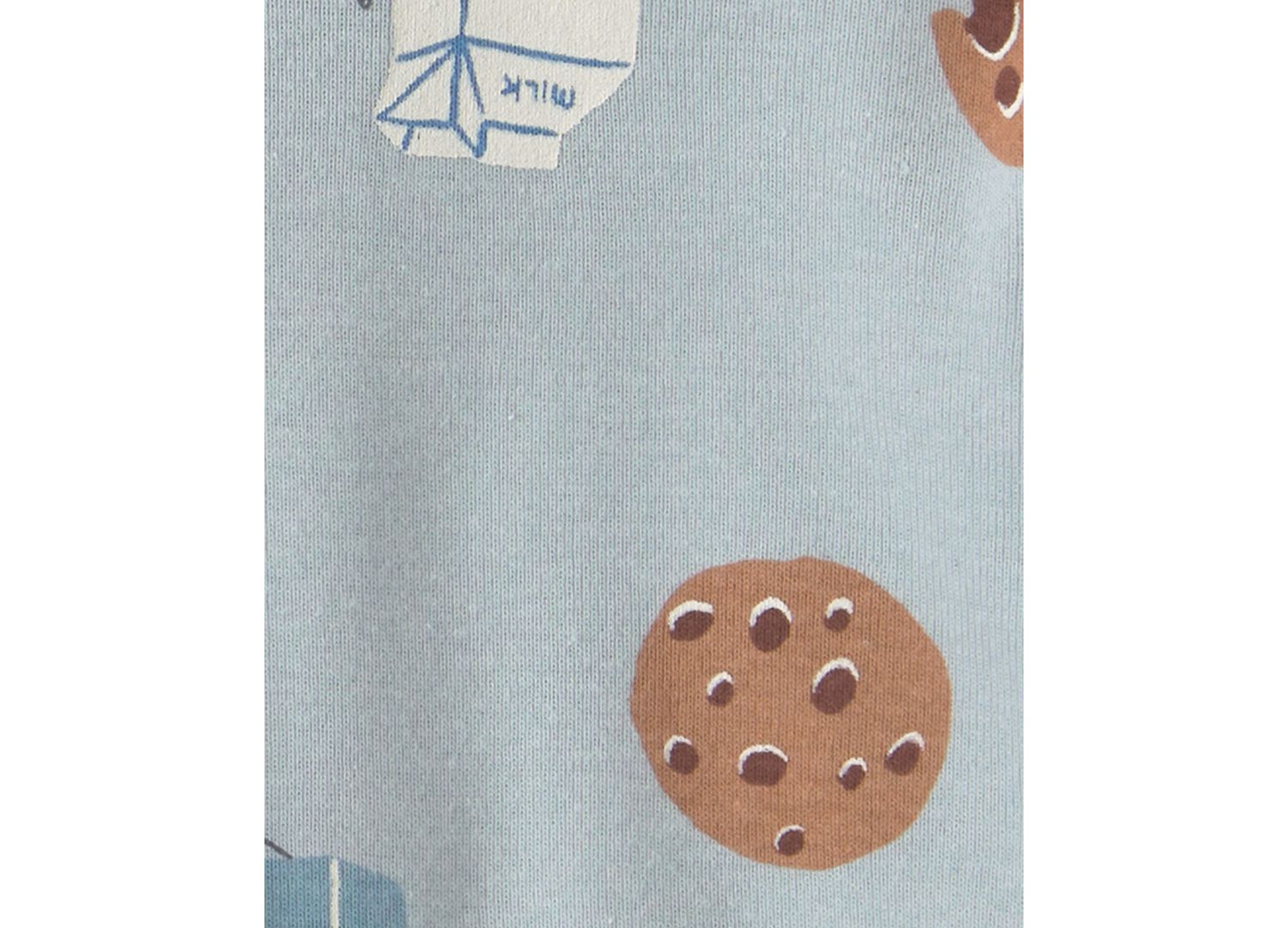 Baby Boys' Milk & Cookies Round Neck Bodysuits, 4-Pack