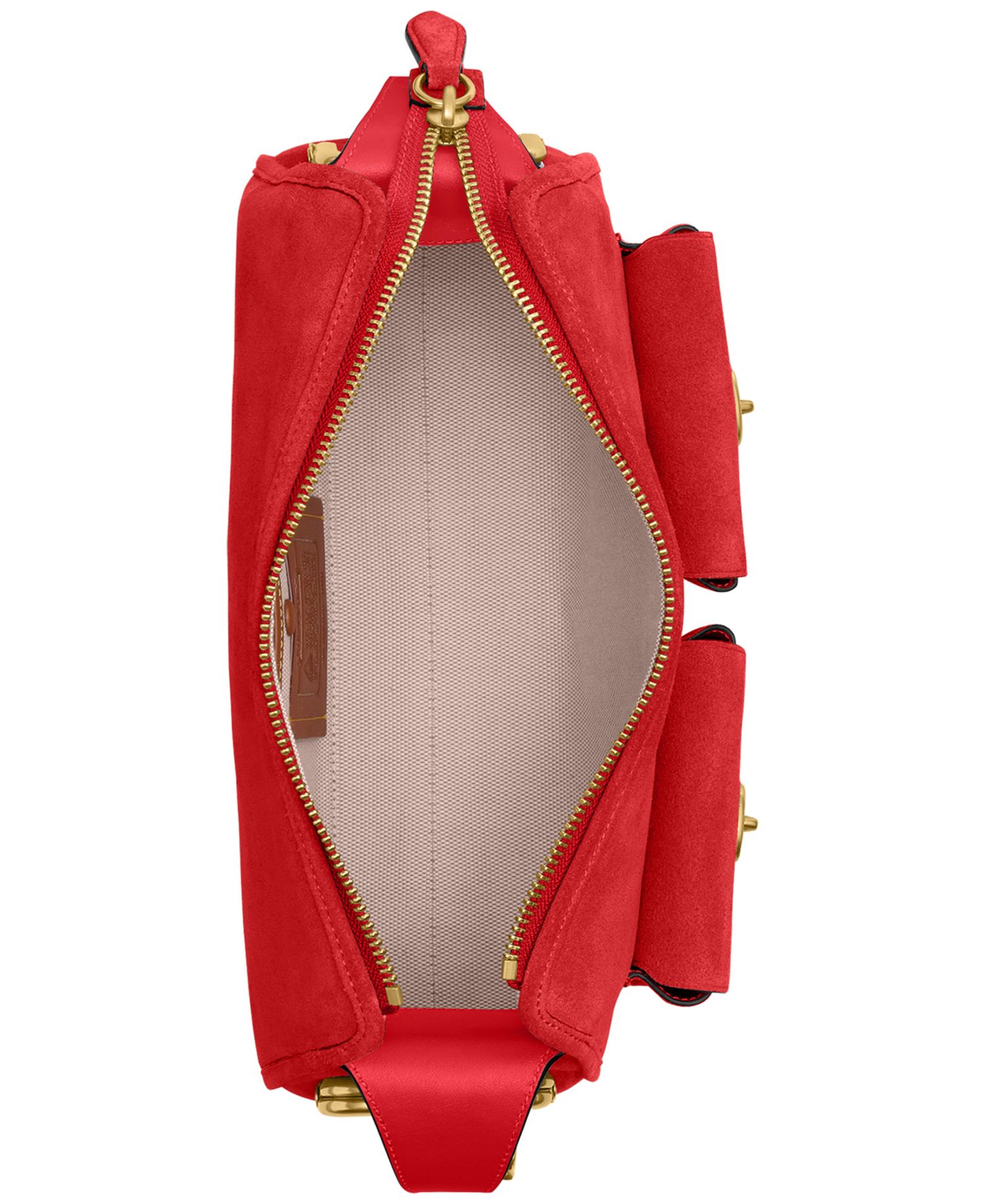 Originals Turnlock Haversack Medium Suede Shoulder Bag 27