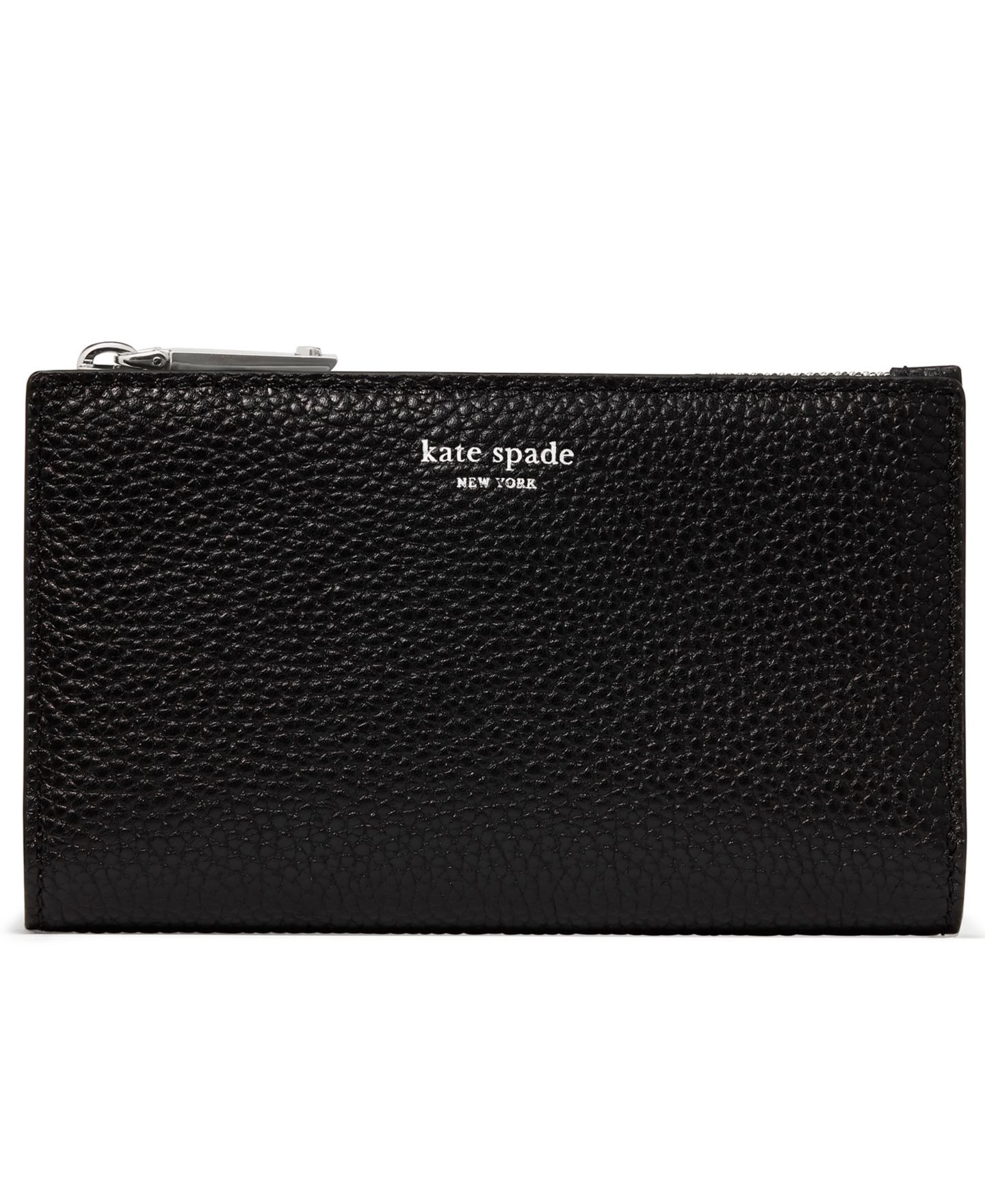 Женский кошелёк kate spade new york Devin Leather Bifold Wallet, цвет: Чёрный — фото 1