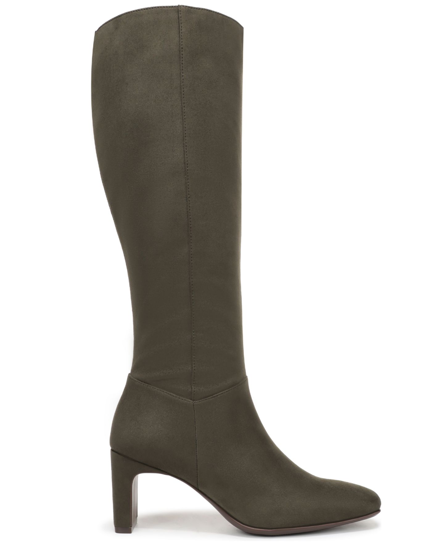 Женские ботинки Naturalizer Nona Zipper Tall Boots, Regular, Wide and Extra Wide Calf, цвет: Глиняный — фото 2