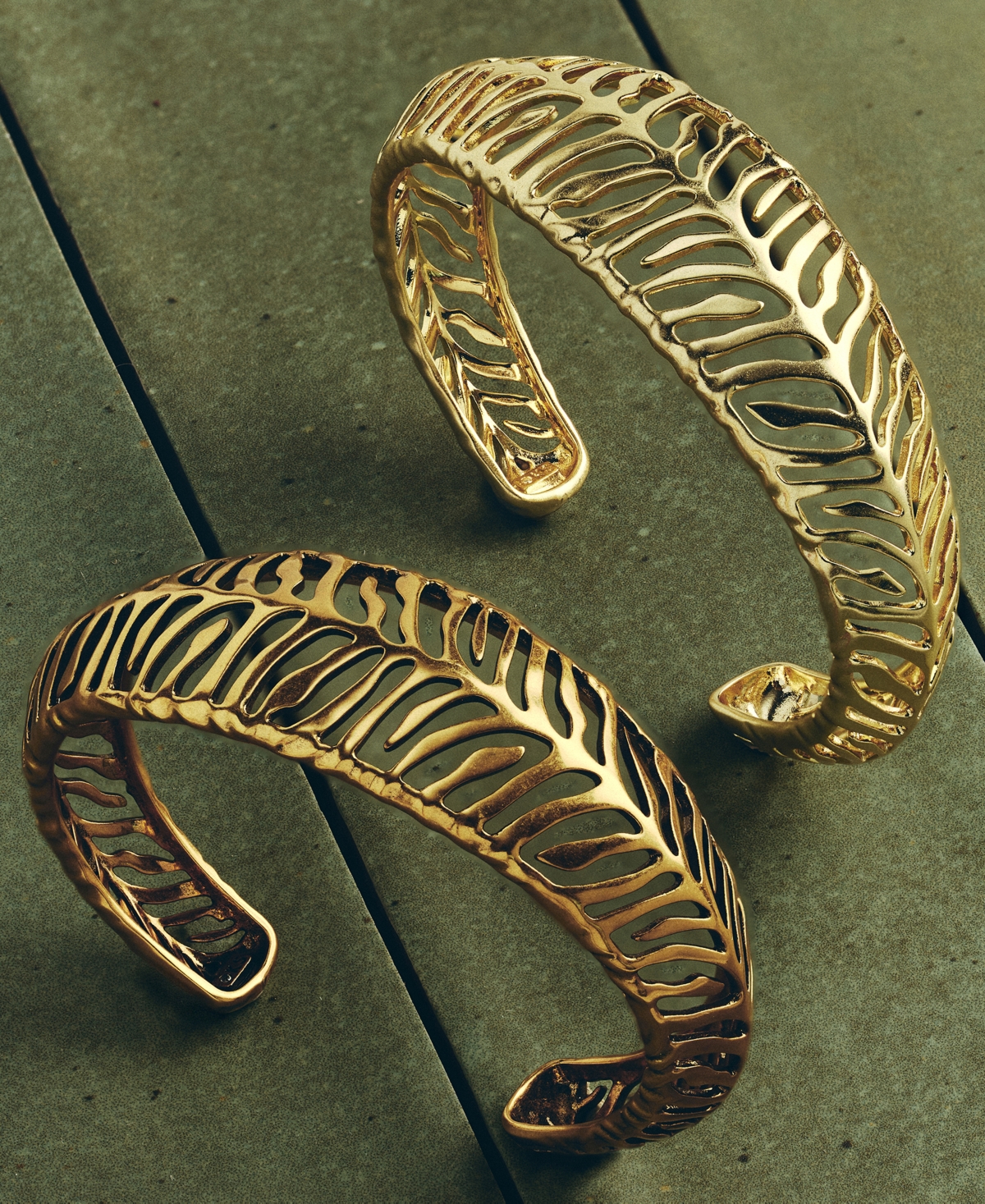 Kendra Scott 14k Gold-Plated Tiger Striped Mikki Cuff Bracelet