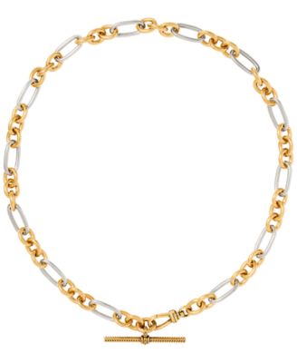 Embry Mixed Metal Link and Chain Necklace