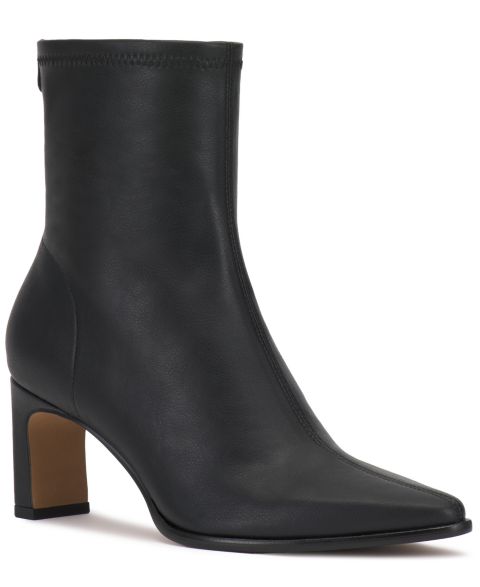 Женские носки Vince Camuto Julea Heel Sock Pointed Toe Booties, цвет: Чёрный