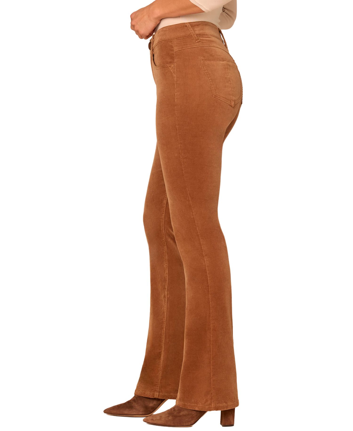 Petite "Ab"solution High-Rise Itty Bitty Boot Corduroy Pants