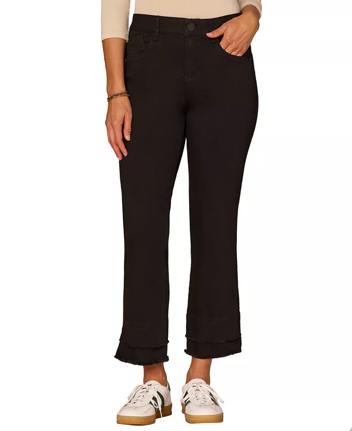 Petite "Ab"solution Mid-Rise Kick Flare Jeans - thumbnail 7