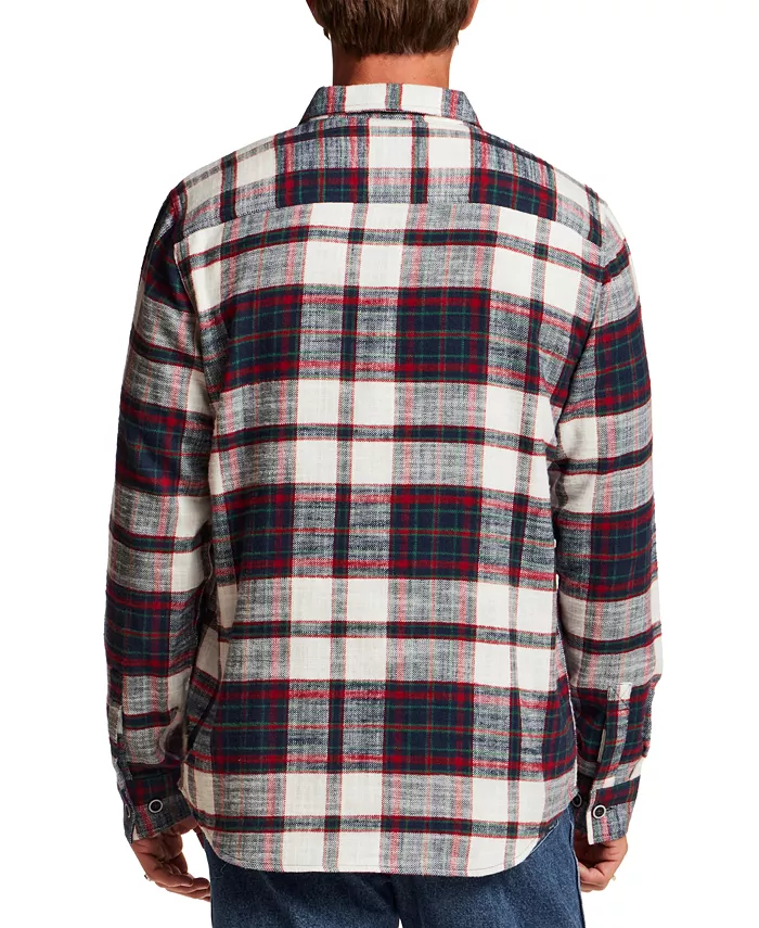 Men's Slub Flannel Plaid Shirt - thumbnail 10