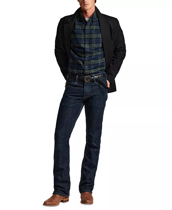 Men's Plaid Flannel Regular-Fit Shirt - thumbnail 6
