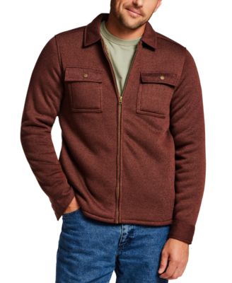 Men's Sherpa Fleece Shirt Jacket