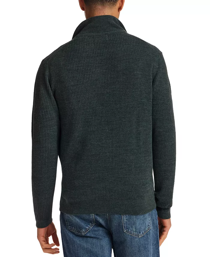 Men's Soft Touch All Over Texture Quarter-Zip Sweater - thumbnail 9