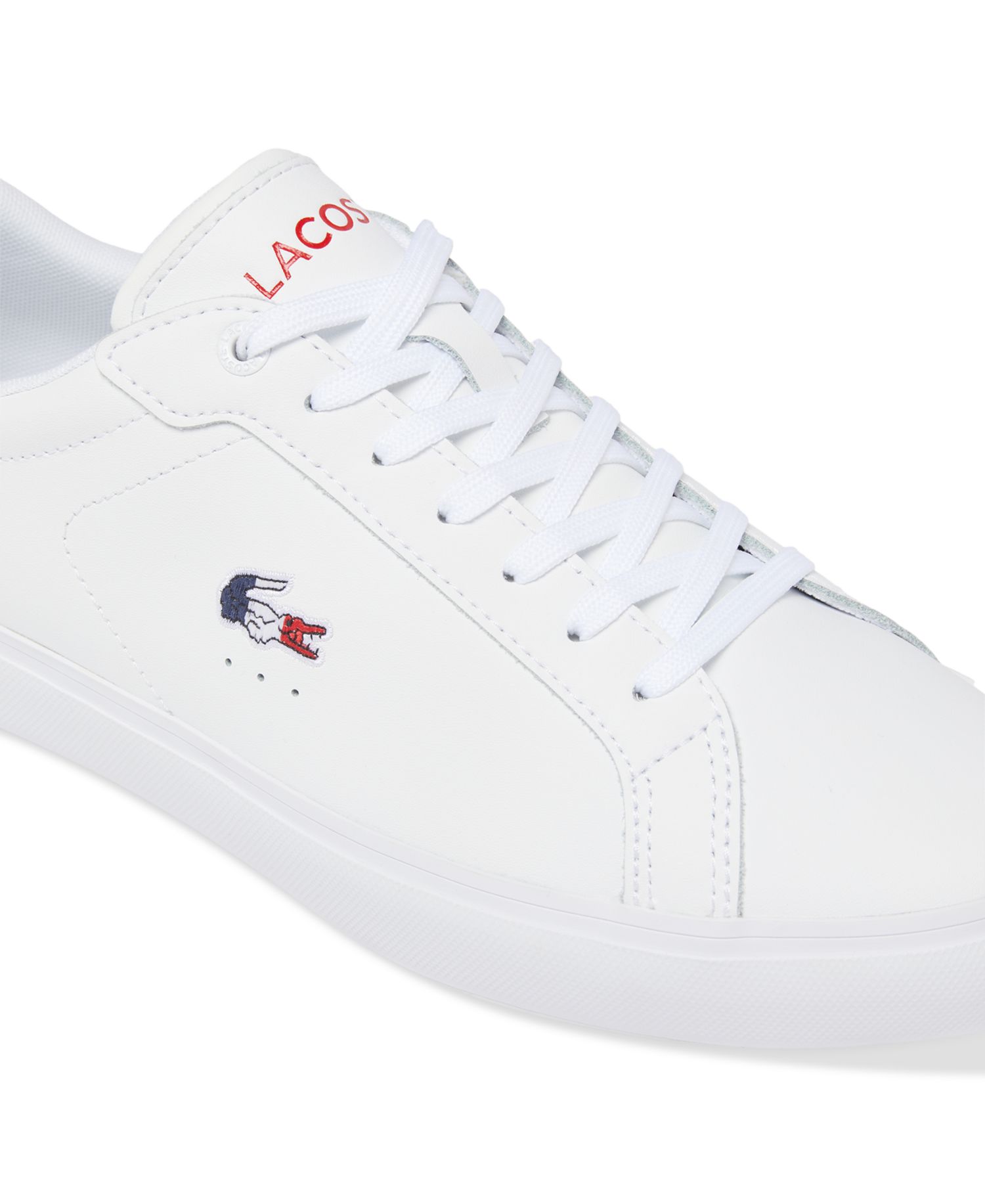 Powercourt Leather Lace-Up Tennis Sneakers