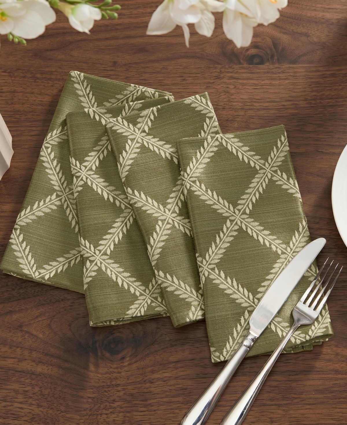 Lenox Laurel Leaf Napkins, Set of 4