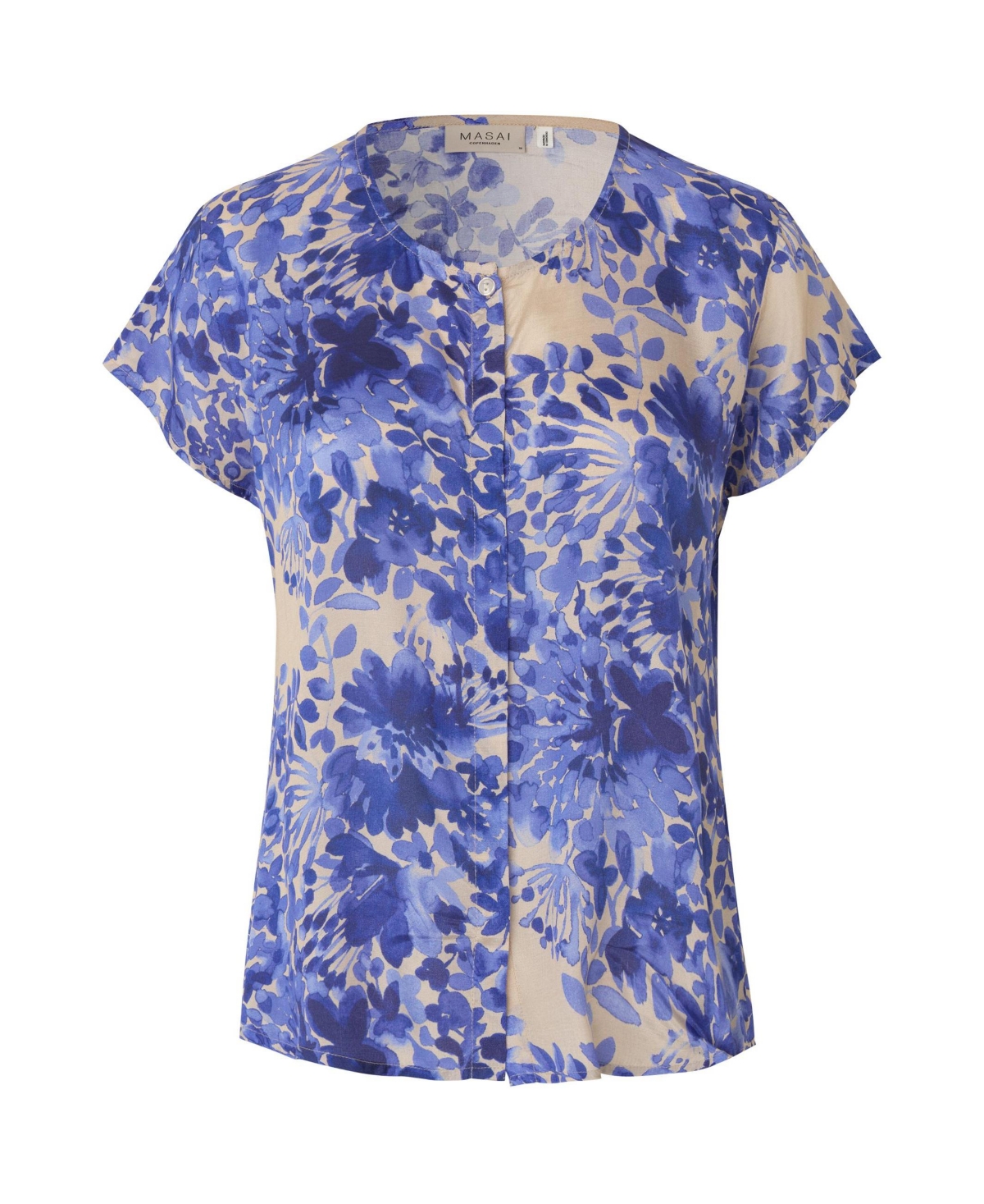 Masai Copenhagen Women's MaLa Round-Neck Short Sleeve Blouse