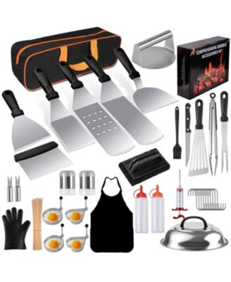 Griddle Accessories Spatula Set Basting Cover Outdoor Barbecue