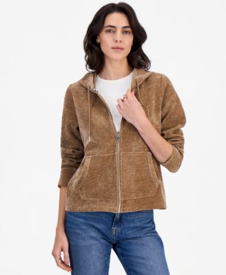 Women's Full-Zip Double-Rib Hoodie