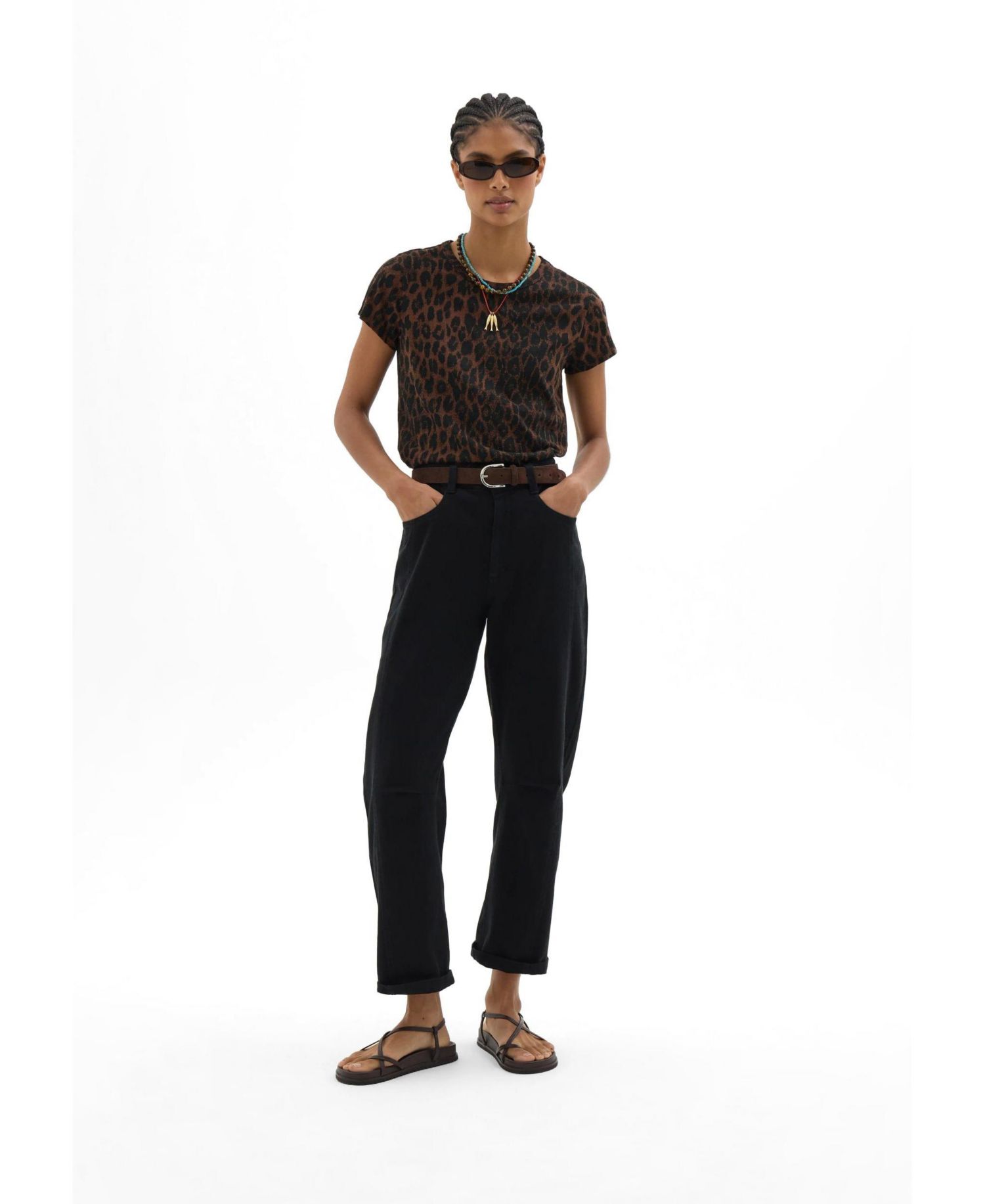 Women's Cordi Barrel-Leg Twill Pants