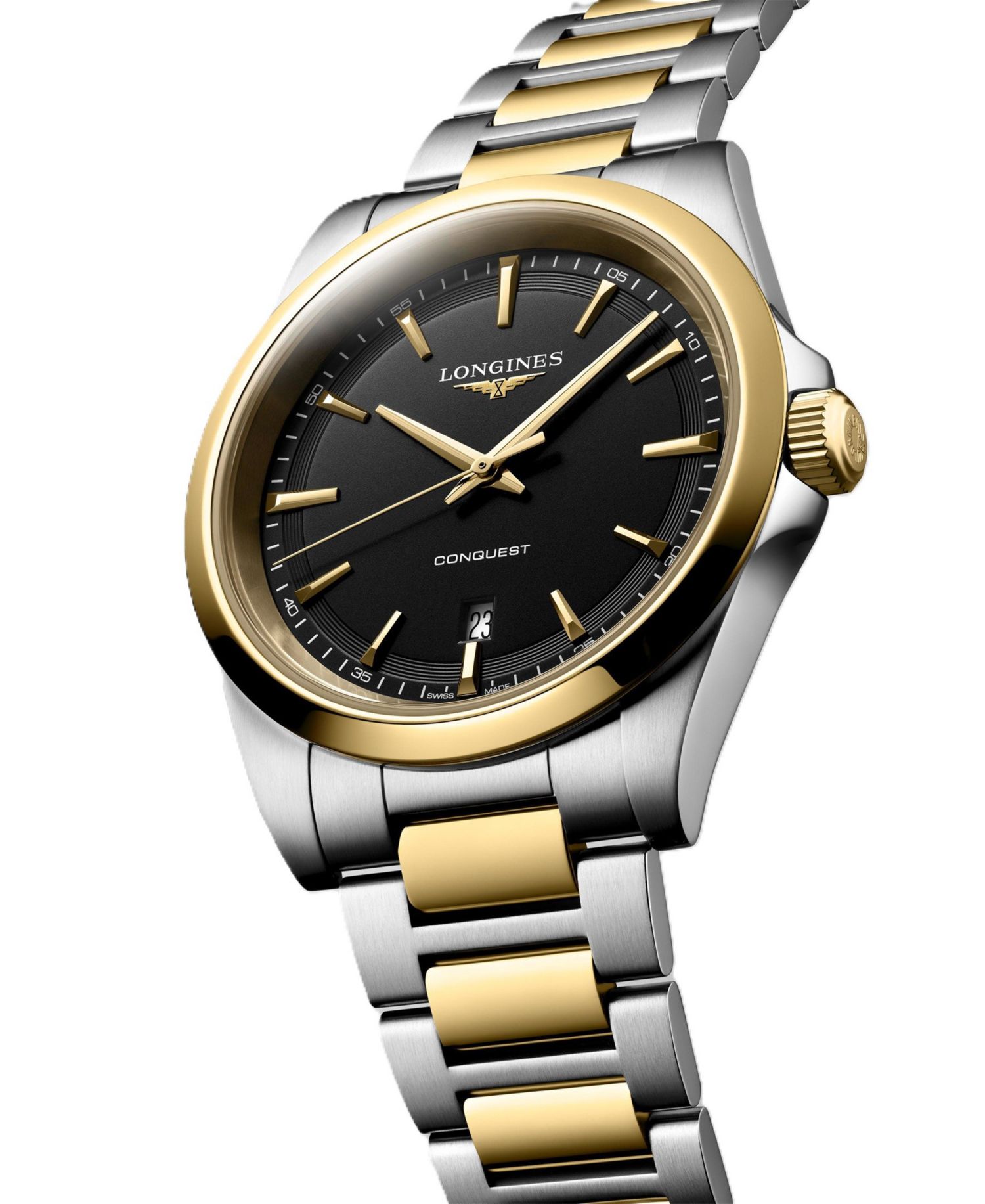 Men's Two-Tone PVD Stainless Steel Bracelet Watch 41mm