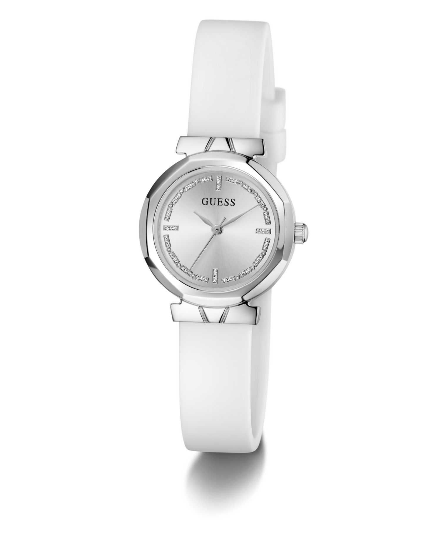 Women's Quartz White Silicone Watch 26mm