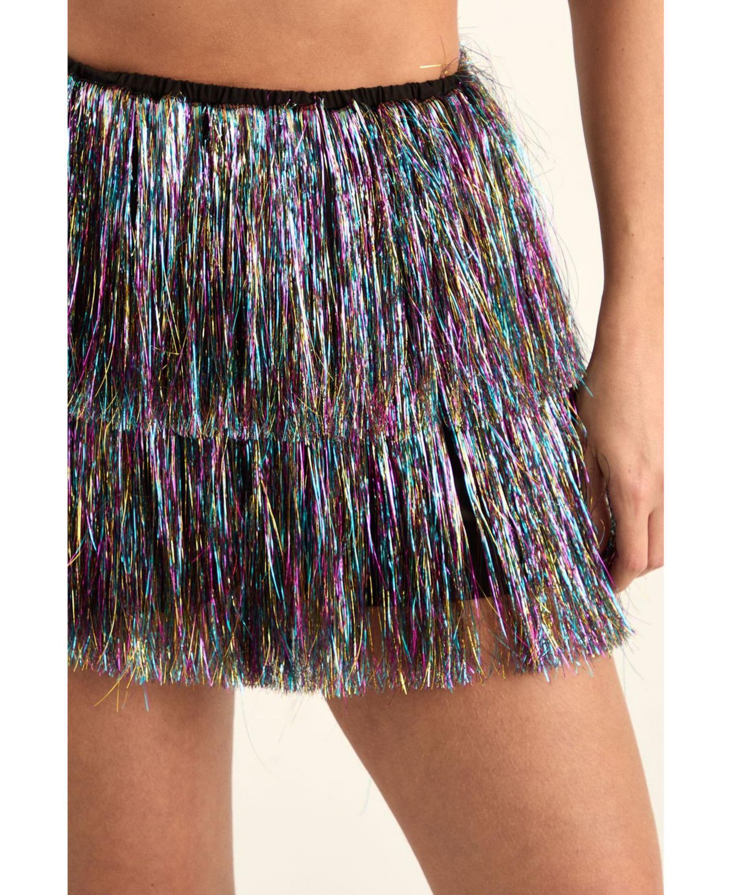 Женские шорты Nasty Gal Tinsel Tiered, цвет: Разноцветный — фото 3