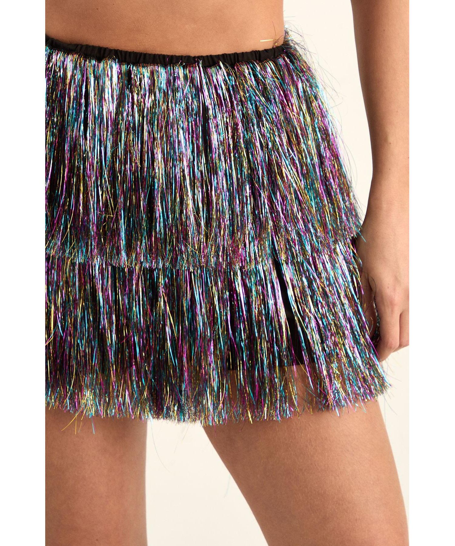Women's Tinsel Tiered Shorts