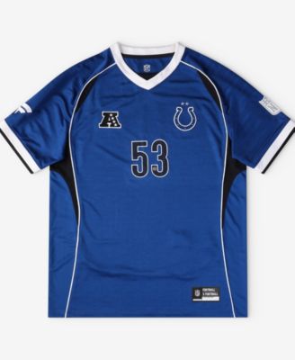 Men's Royal Indianapolis Colts Football x Football V-Neck Fan Jersey