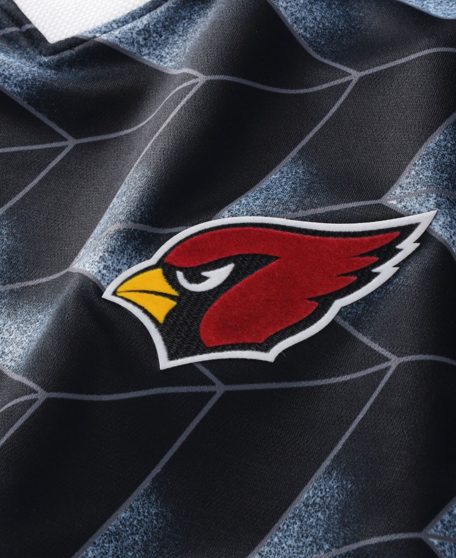 Big Boys and Girls Black Arizona Cardinals Football x Football V-Neck Fan Jersey