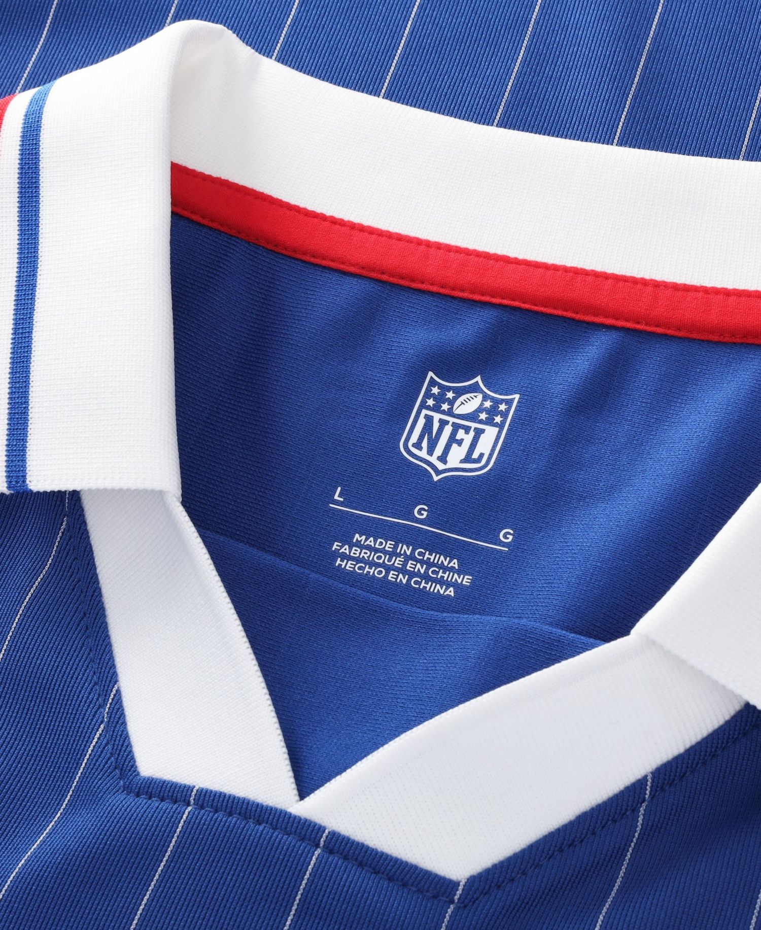 Big Boys and Girls Royal Buffalo Bills Football x Football Collared Fan Jersey
