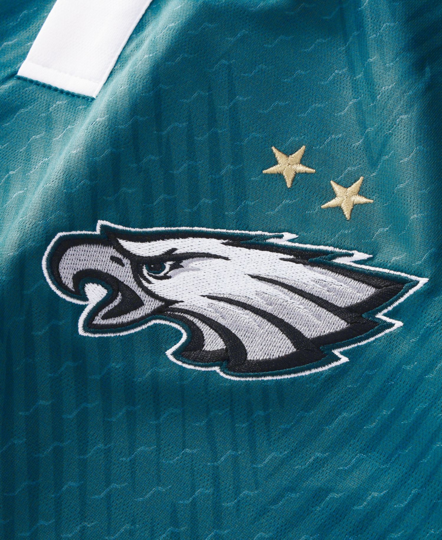 Big Boys and Girls Midnight Green Philadelphia Eagles Football x Football Collared Fan Jersey