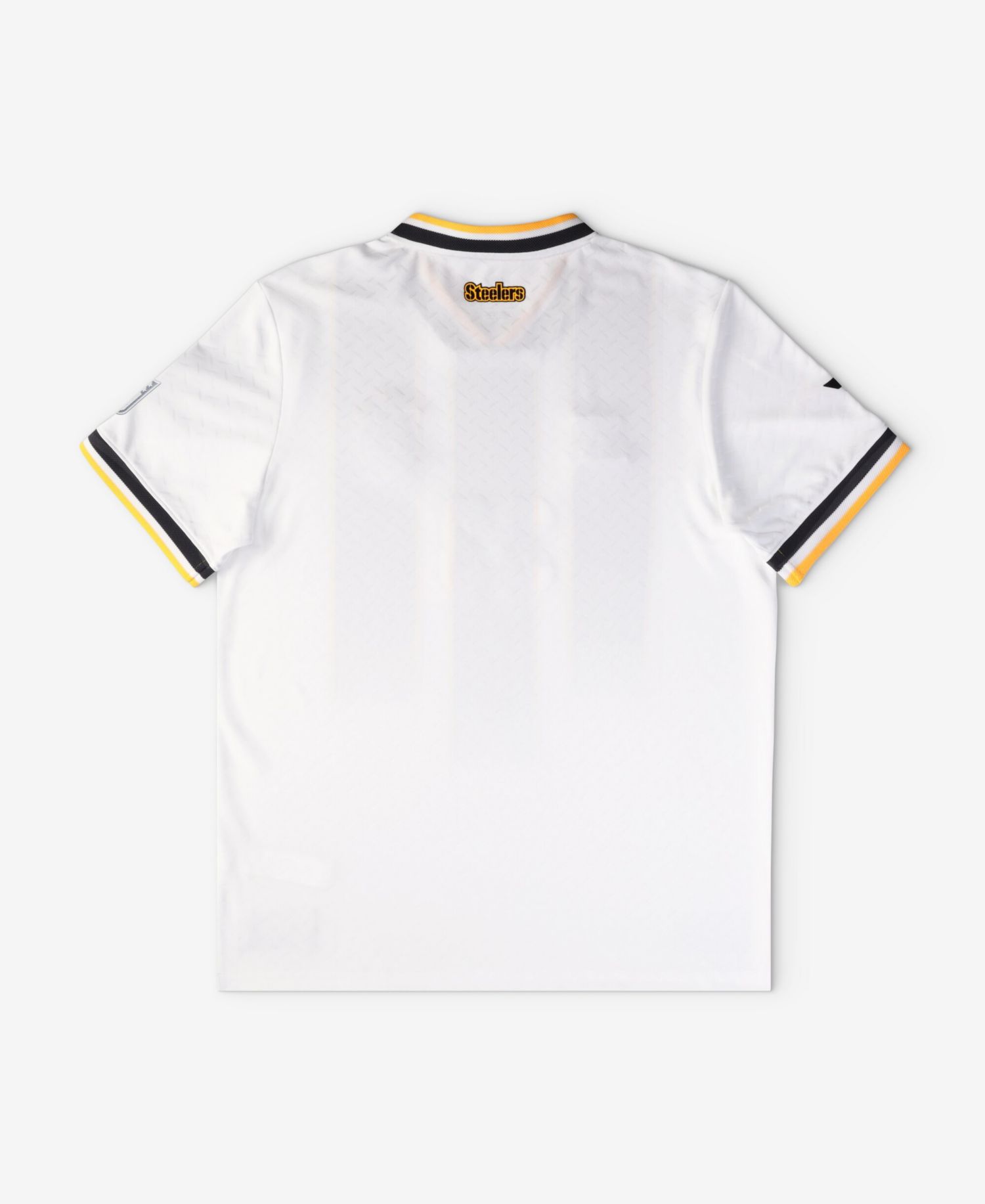 Big Boys and Girls White Pittsburgh Steelers Football x Football V-Neck Fan Jersey