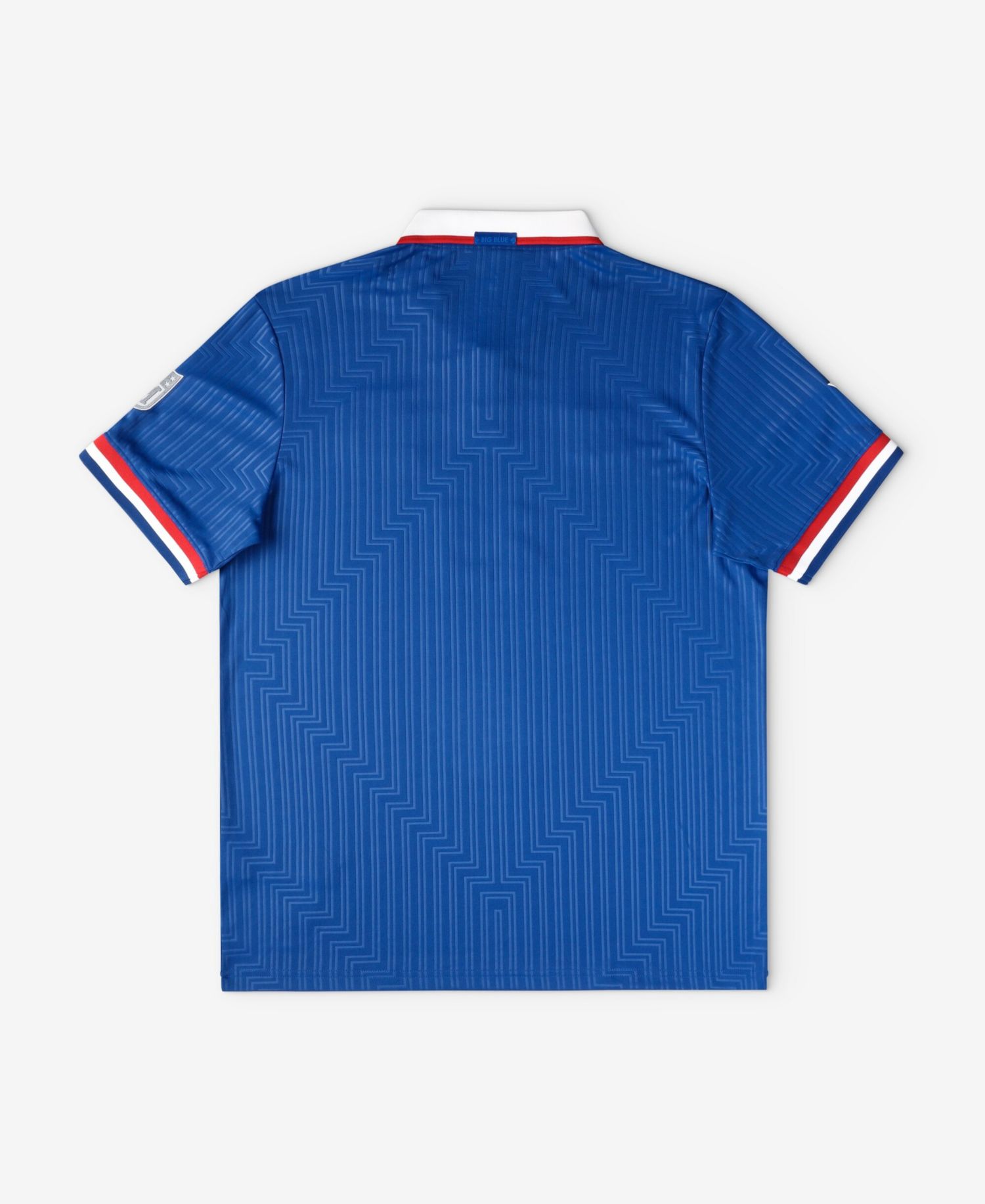 Big Boys and Girls Royal New York Giants Football x Football Collared Fan Jersey