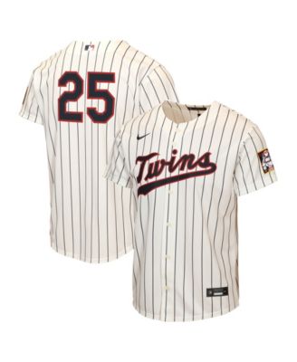 Big Boys and Girls Byron Buxton Cream Minnesota Twins 2026 Field of Dreams Replica Jersey